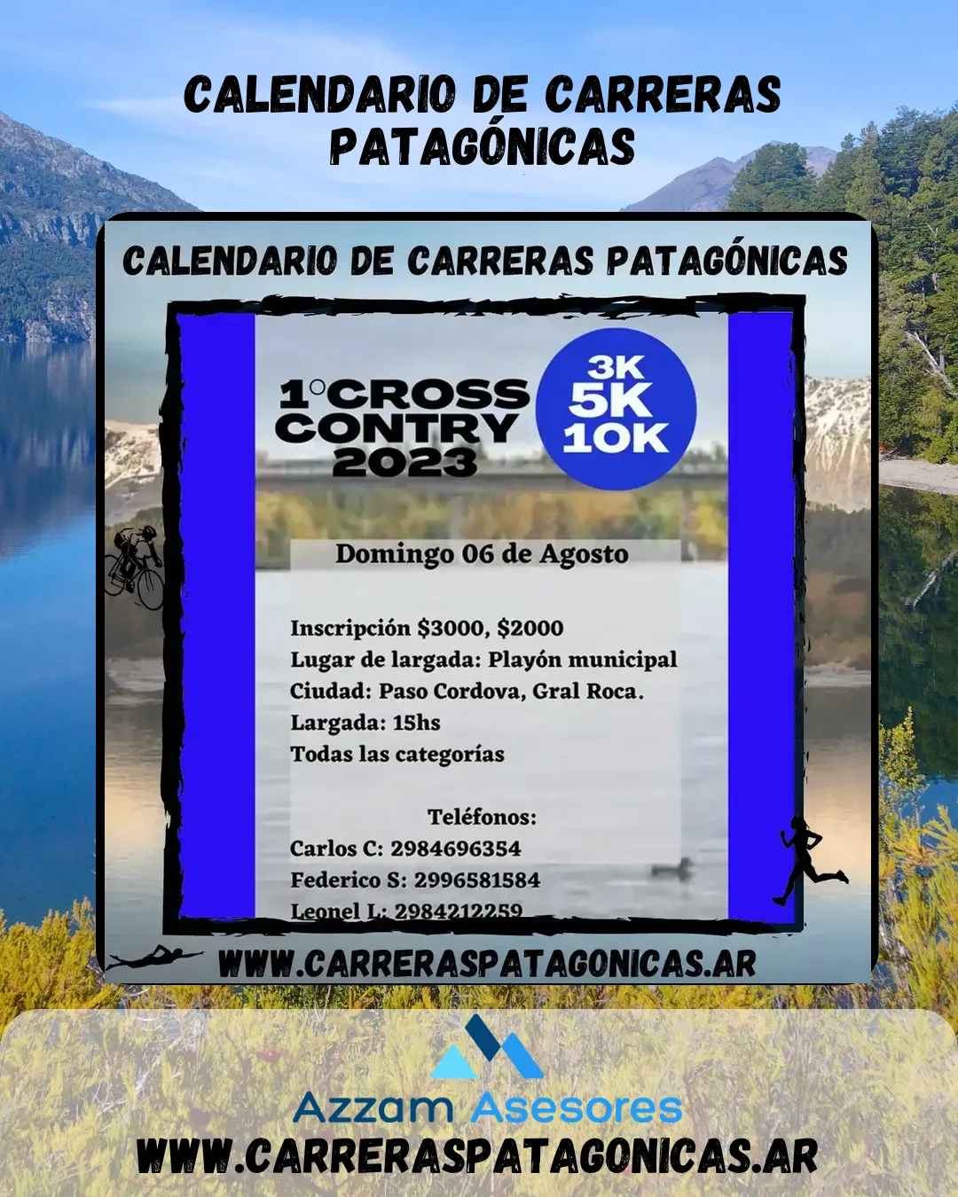 Flyer de 1° Cross Country 2023