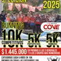Flyer de 10K Bomberos Voluntarios Benito Juárez 2025