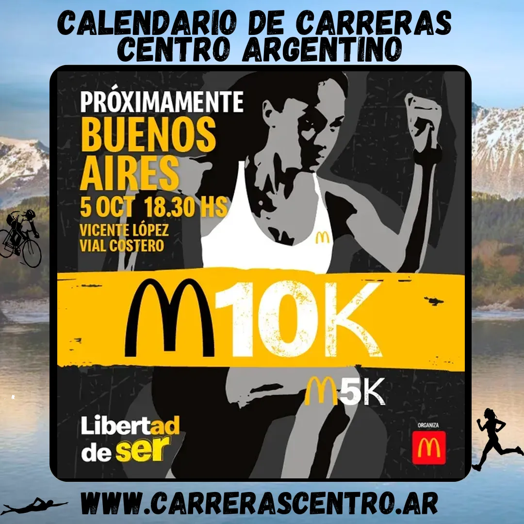 Flyer de 10K Mc Donalds 2024
