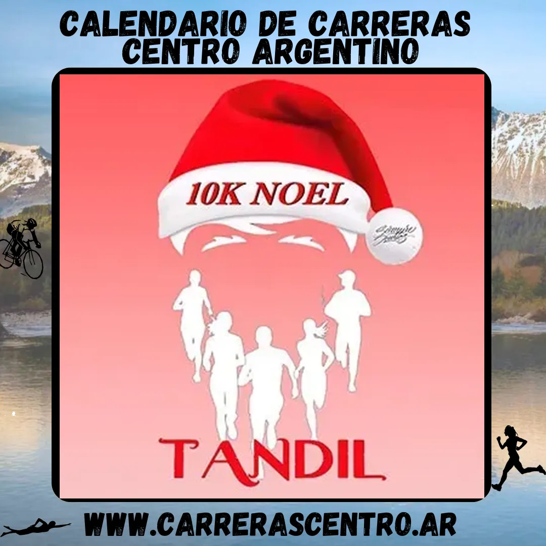 Flyer de 10K Noel Tandil 2026