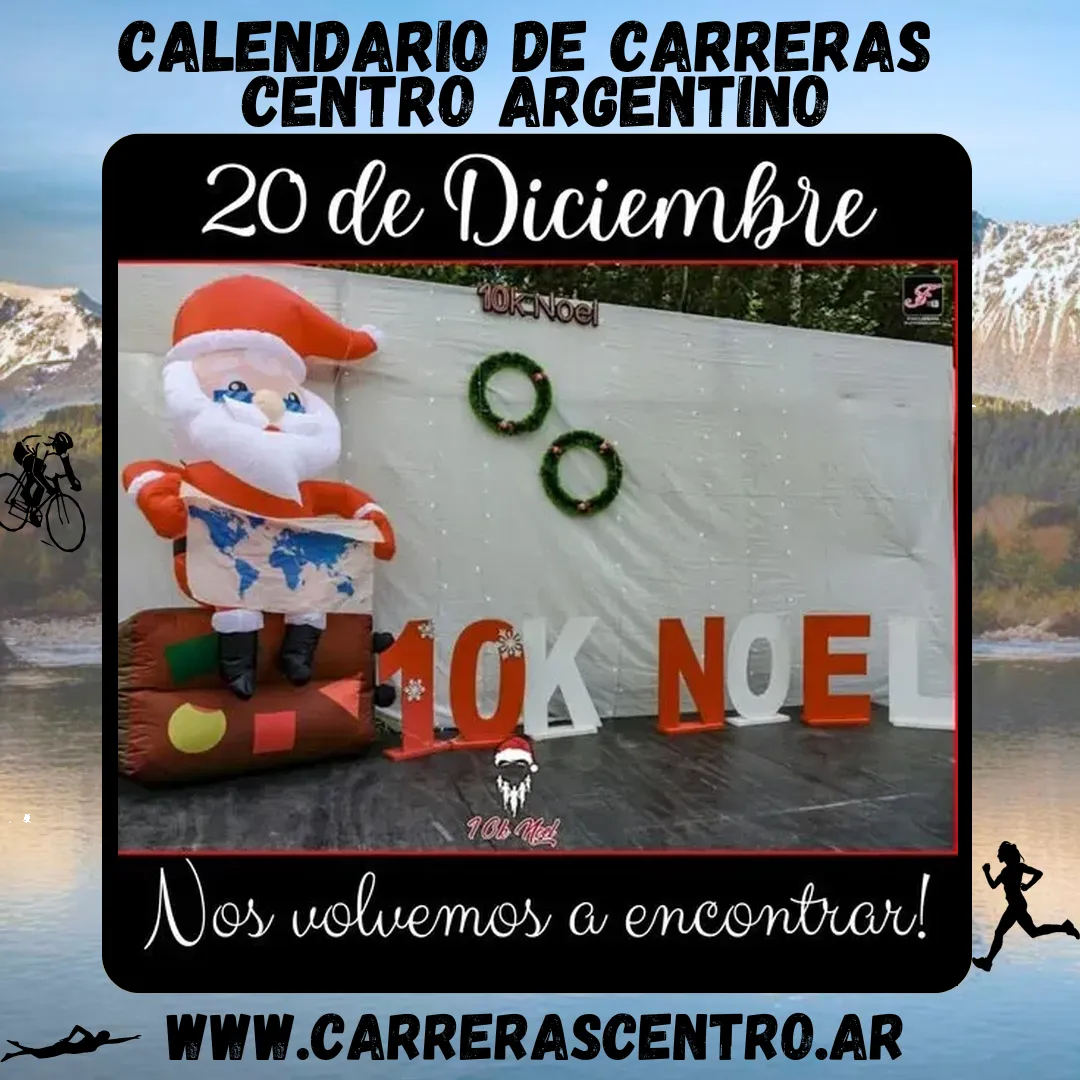 Flyer de 10K Noel 2025