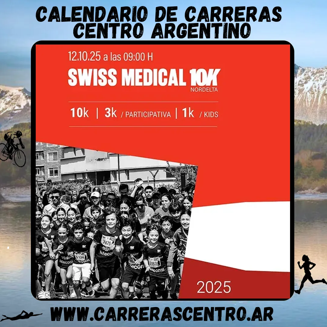 Flyer de 10K Nordelta 2025
