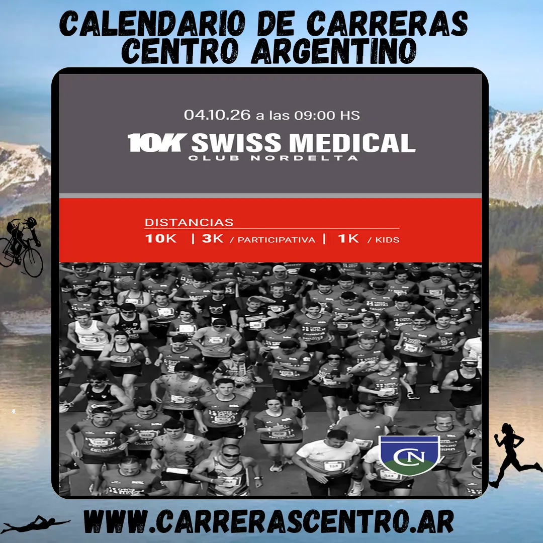 Flyer de 10K Swiss Medical 2026