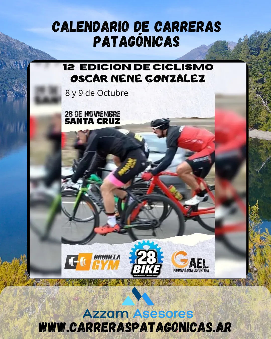 Flyer de Ciclismo OSCAR NENE GONZALEZ 2022