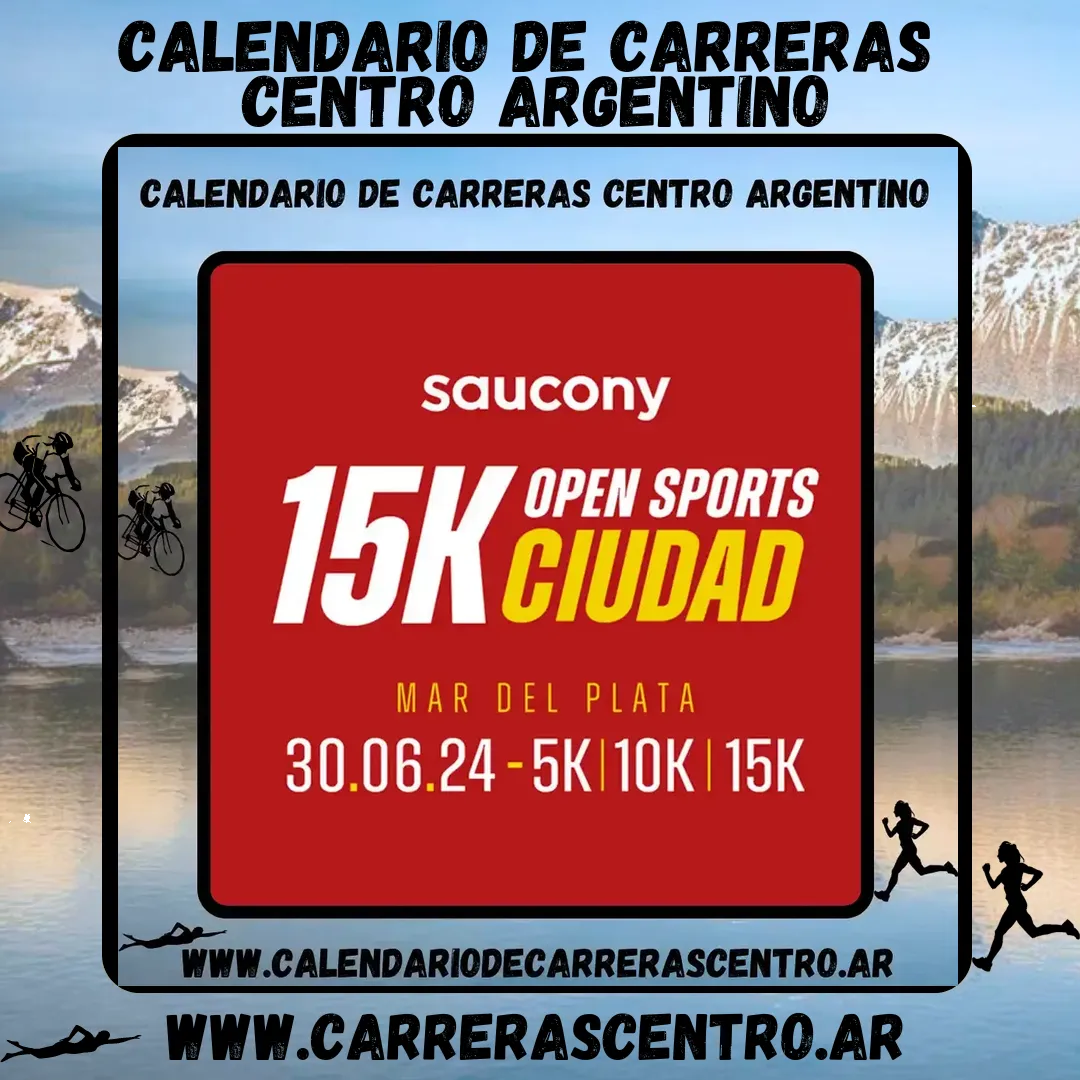 Flyer de 15K Ciudad 2024