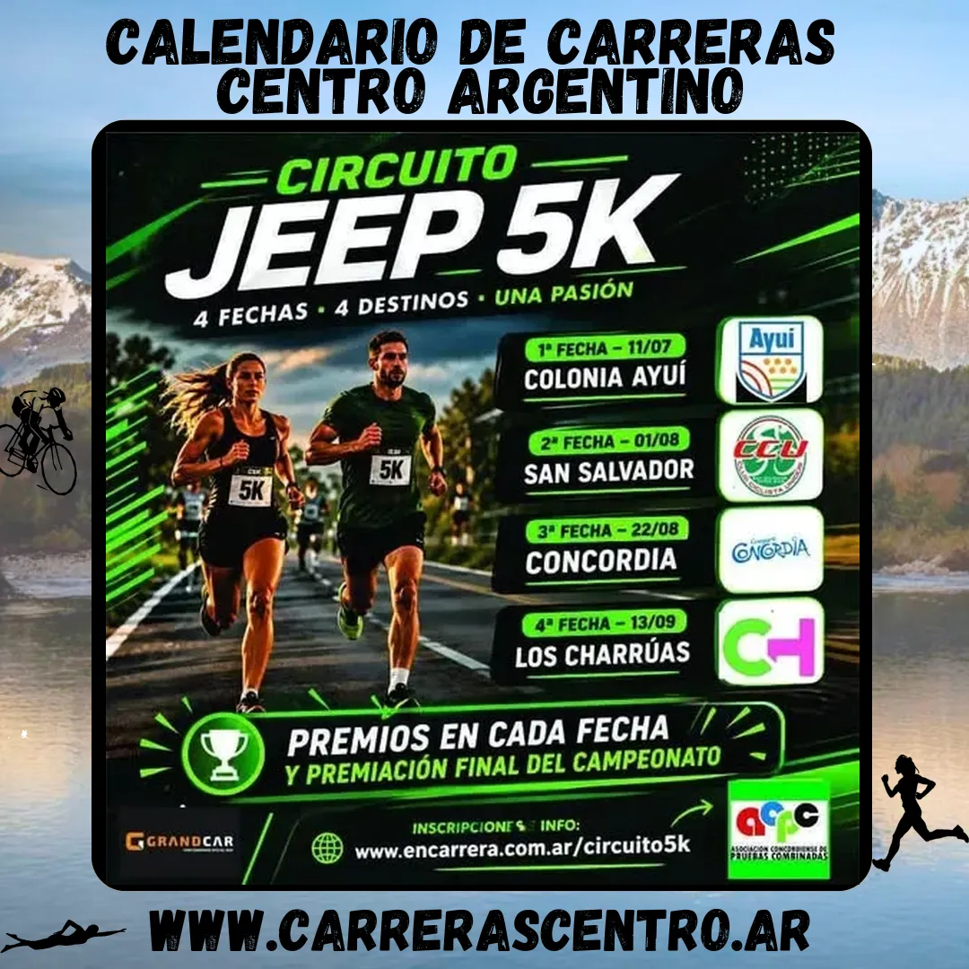 Flyer de 1era Fecha Circuito Jeep 2026