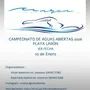 Flyer de 1era Fecha del Campeonato Aguas Abiertas Playa Unión 2026