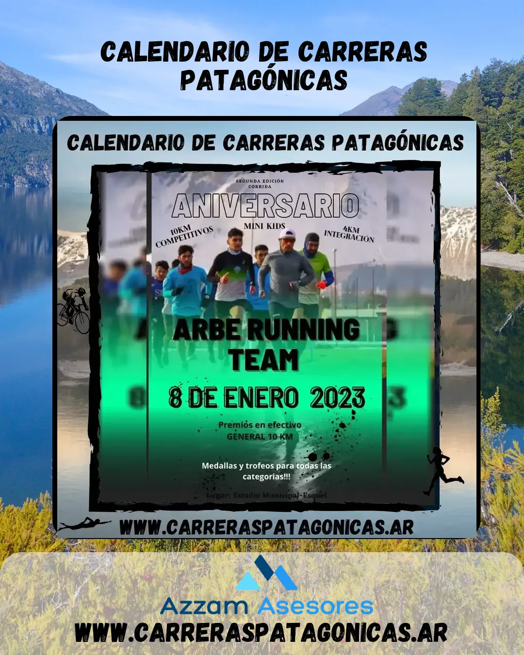 Flyer de 2° Corrida Aniversario ARBE RUNNING TEAM 2023