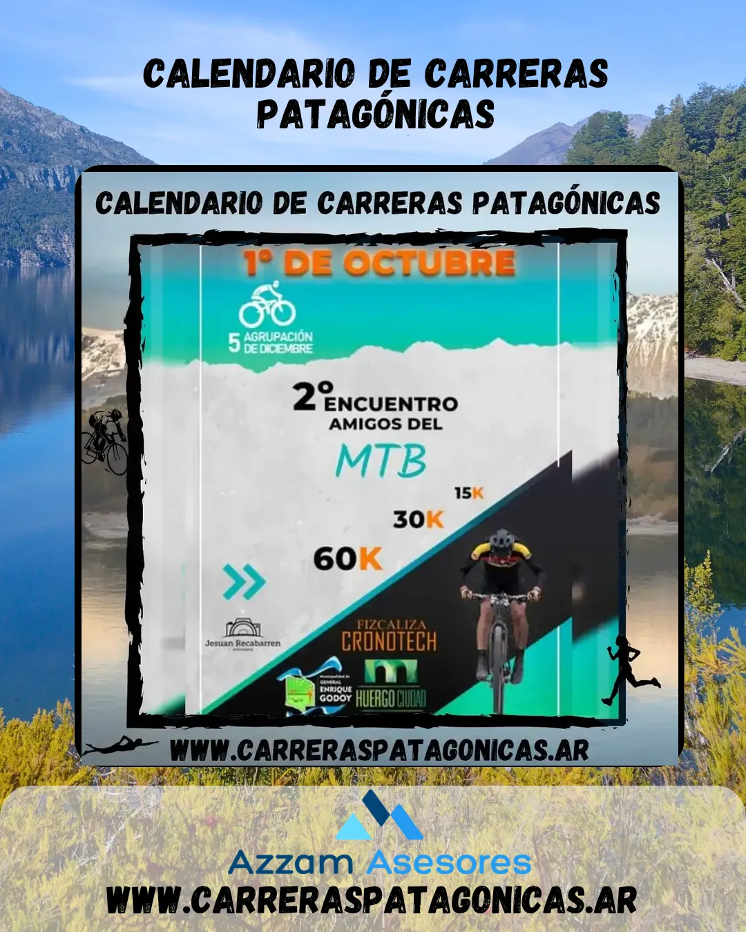 Flyer de 2° Encuentro Amigos del Ciclismo MTB 2023