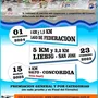 Flyer de 2° Fecha: Circuito de Aguas Abiertas Río Uruguay 2024/25 2025