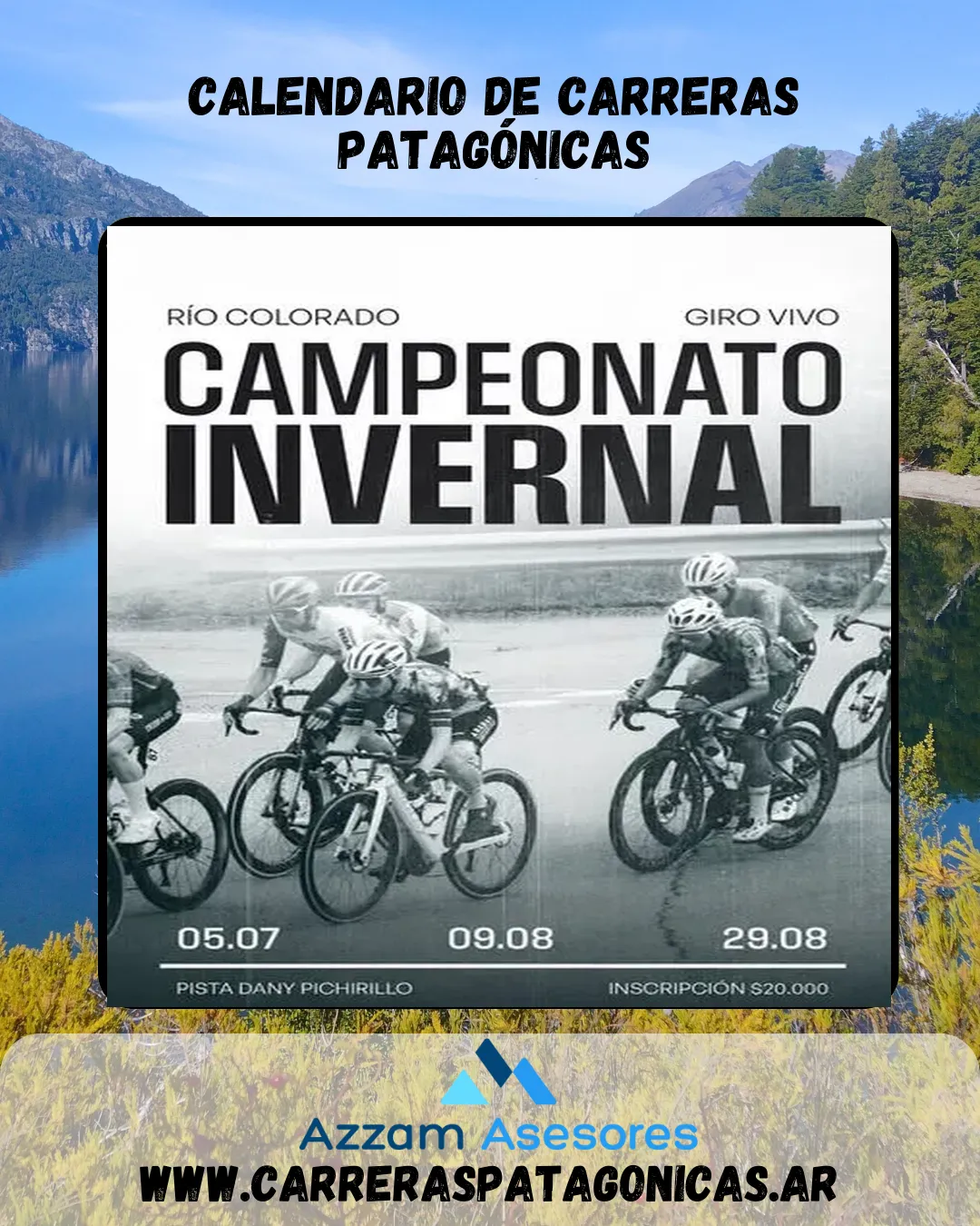 Flyer de 2° Fecha del Campeonato Invernal – Río Colorado 2026