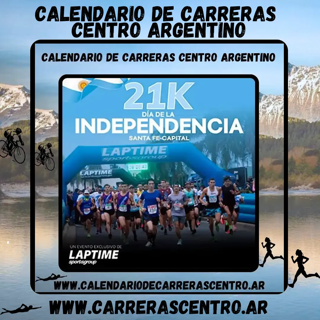 Flyer de 21K Día de la Independencia 2024