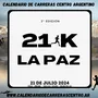 Flyer de 21K La Paz 2024