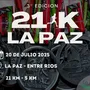 Flyer de 21K La Paz 2025