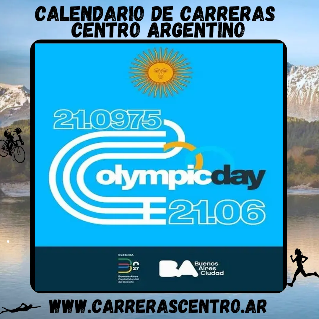 Flyer de 21k Olímpicos Buenos Aires 2026