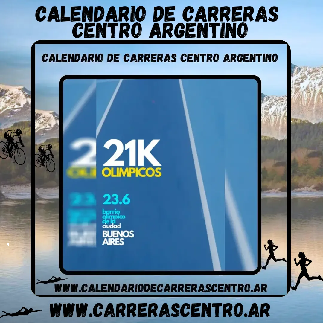Flyer de 21K Olímpicos 2024