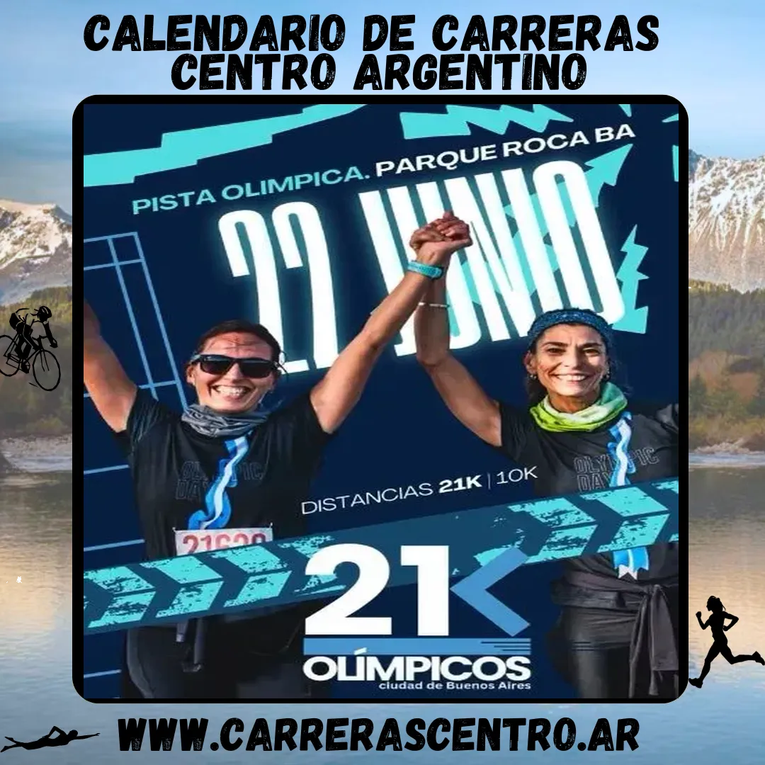 Flyer de 21K Olímpicos 2025