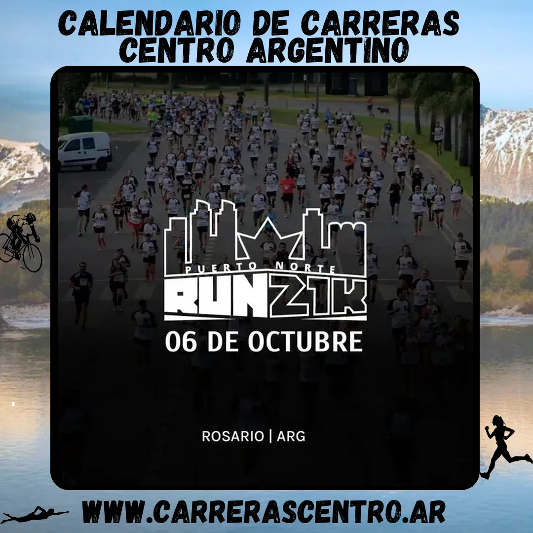 Flyer de 21K Puerto Norte 2024