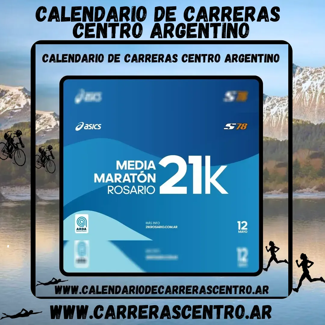 Flyer de 21K Rosario 2024