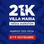 Flyer de 21K Villa María 2025