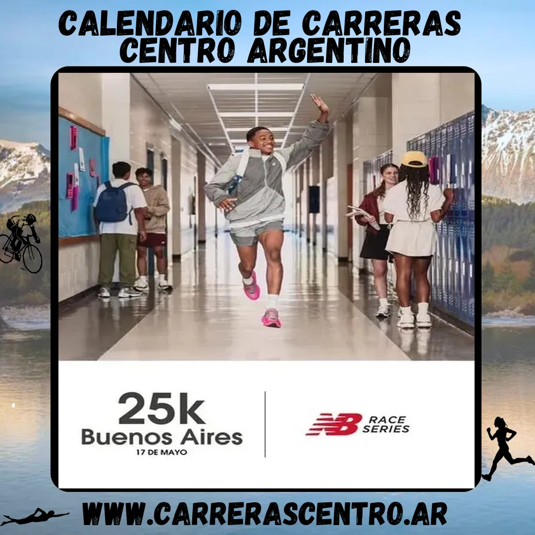 Flyer de 25K Buenos Aires New Balance 2026