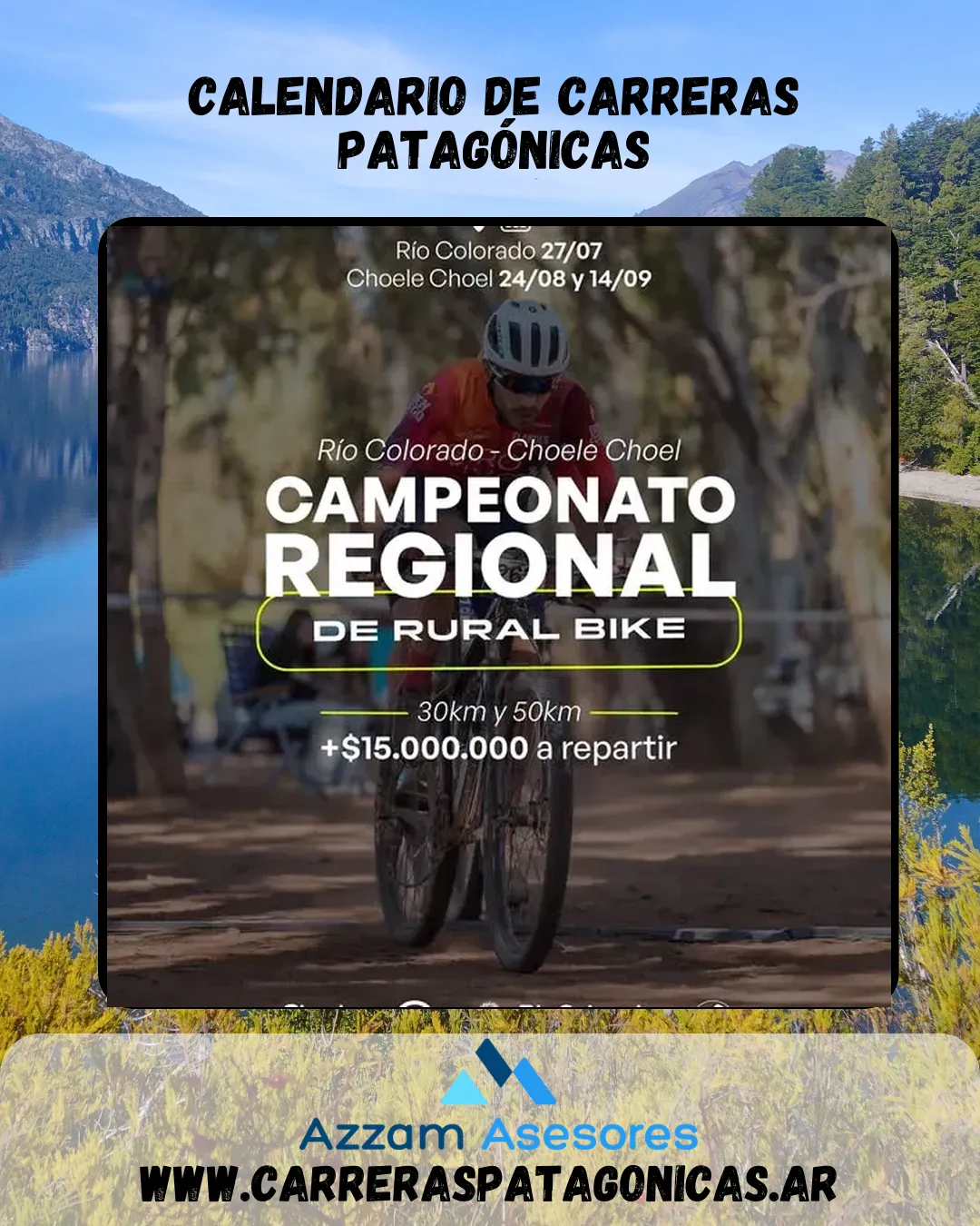 Flyer de 2da Fecha Campeonato Regional de Rural Bike 2025
