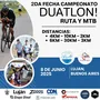 Flyer de 2da Fecha del Campeonato de Duatlón 2025