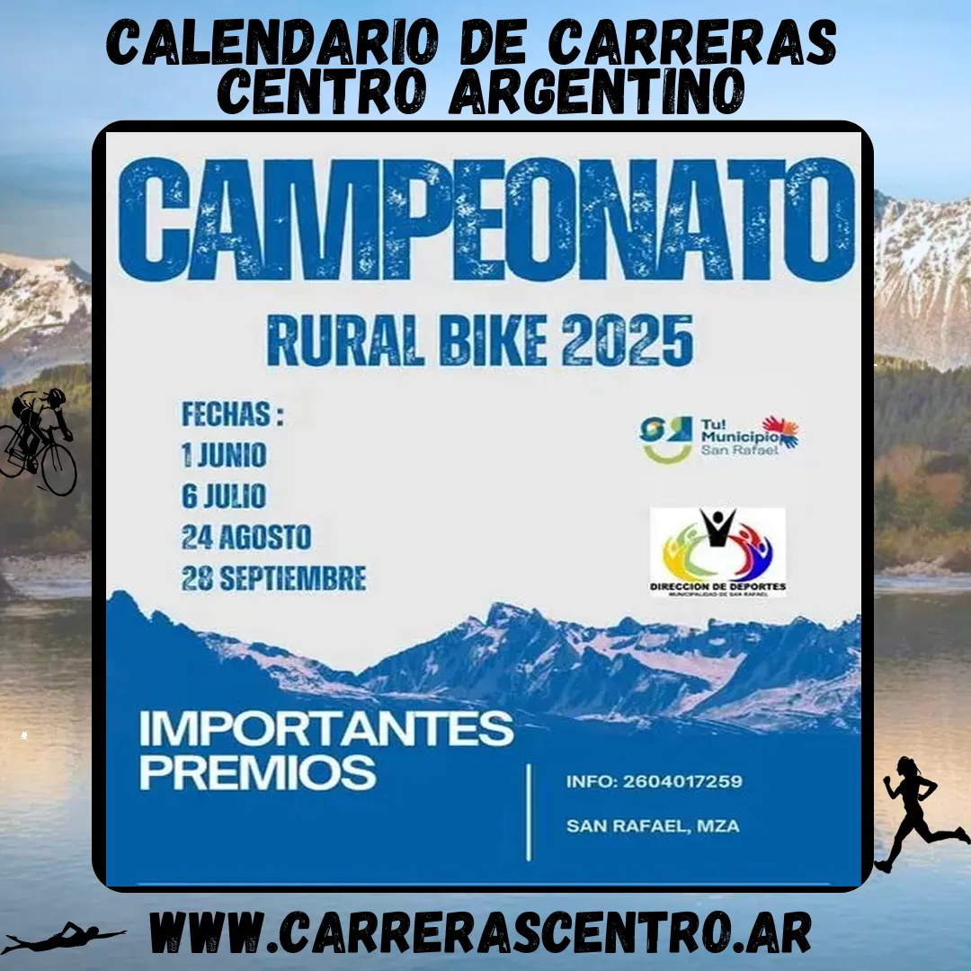 Flyer de 2da Fecha del Campeonato Rural Bike 2025