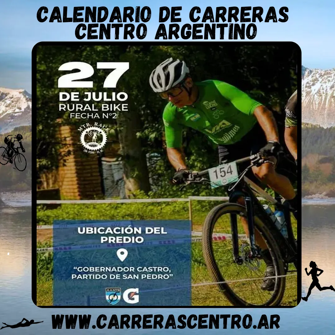 Flyer de 2da Fecha MTB Race San Pedro 2025