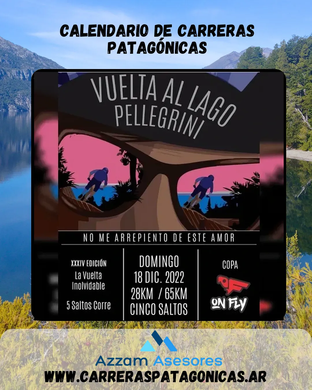 Flyer de 34° Vuelta al Lago Pelllegrini de MTB 2022