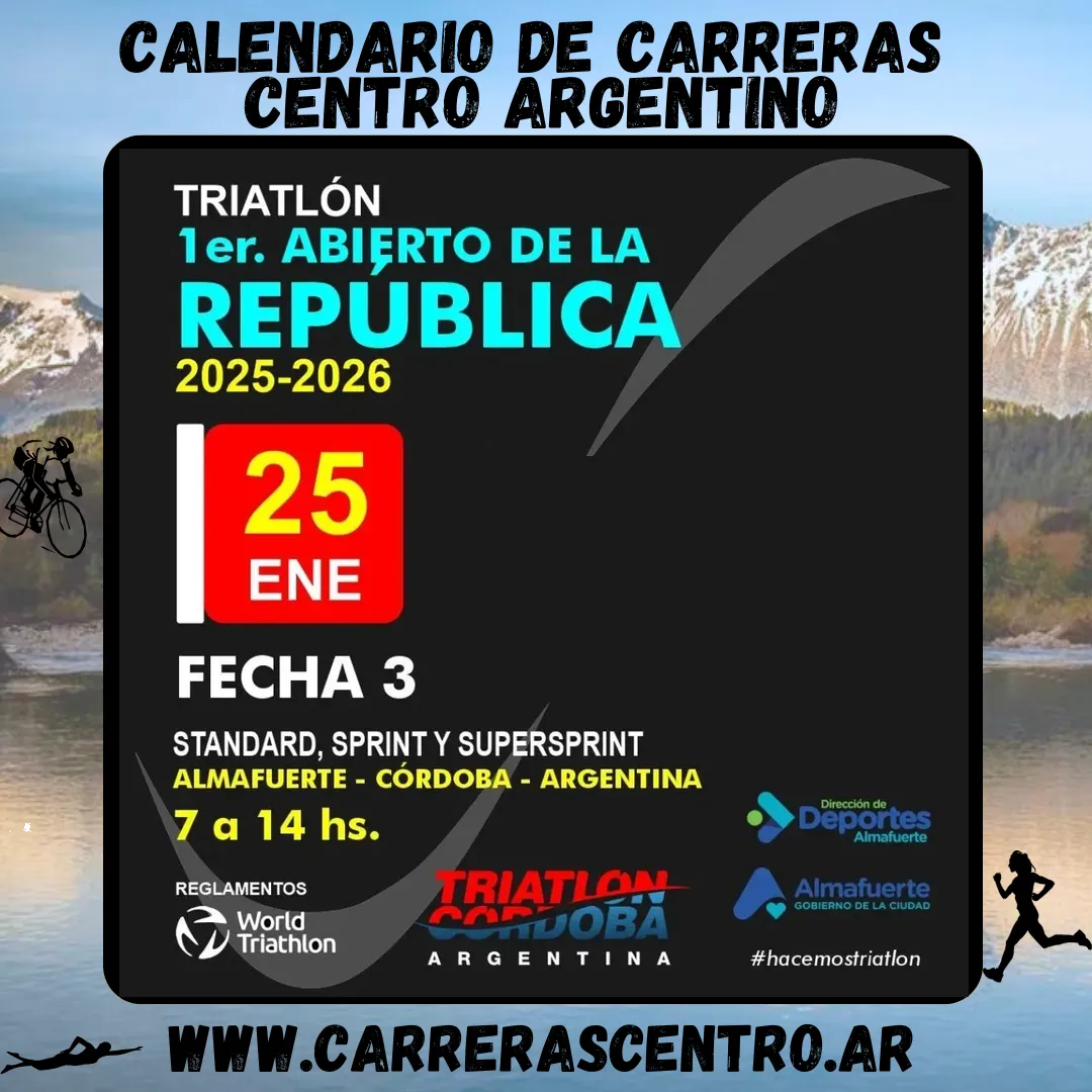 Flyer de 3era Fecha Abierto de la República 2026