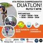 Flyer de 4ta Fecha del Campeonato de Duatlón 2025