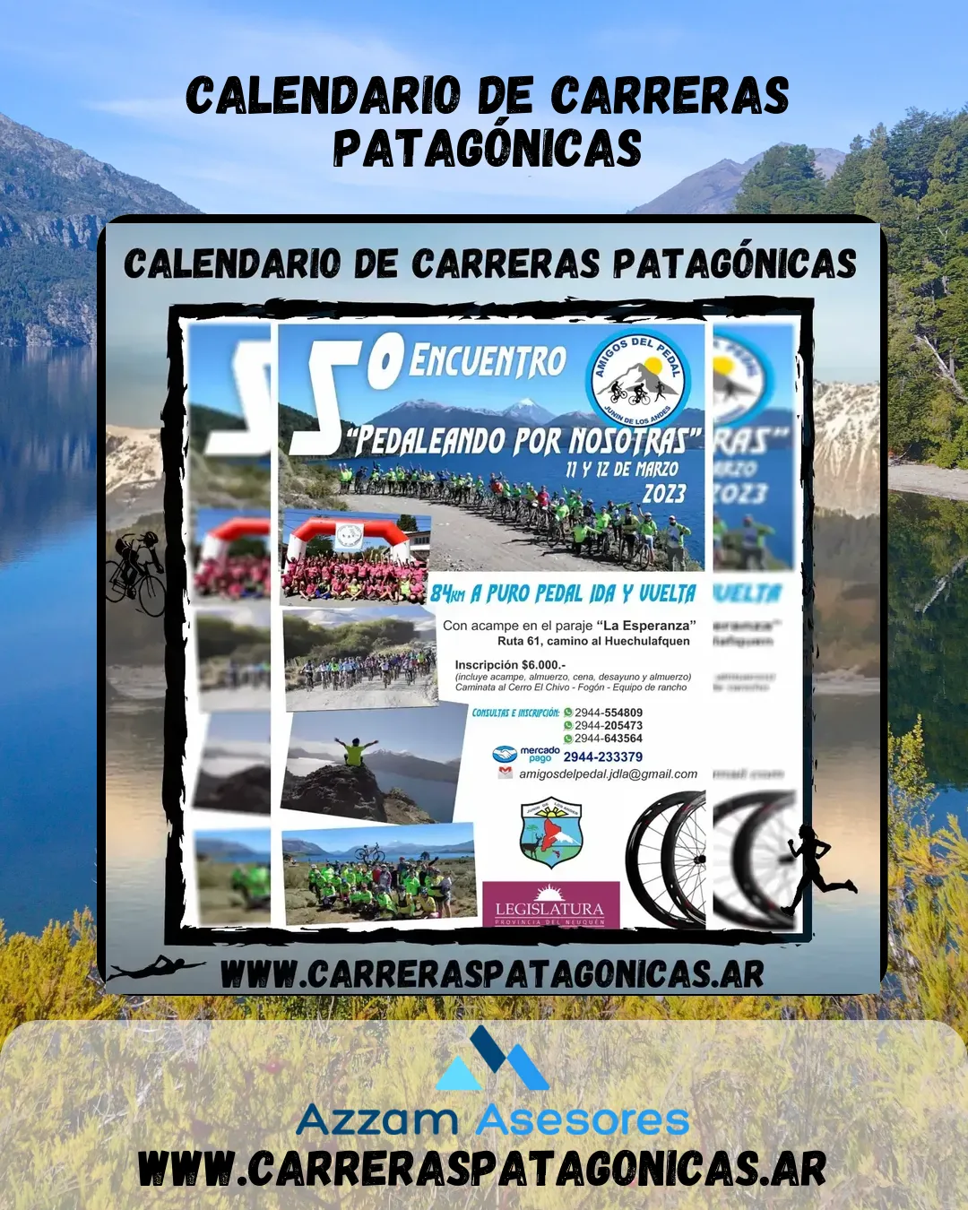 Flyer de 5° Encuentro «Pedaleamos por Nosotras» 2023
