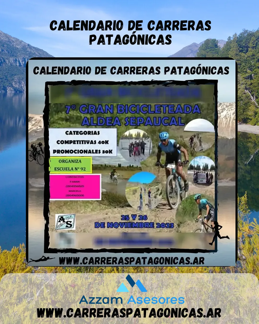 Flyer de 7° Gran Bicicleteada Sepaucal 2023