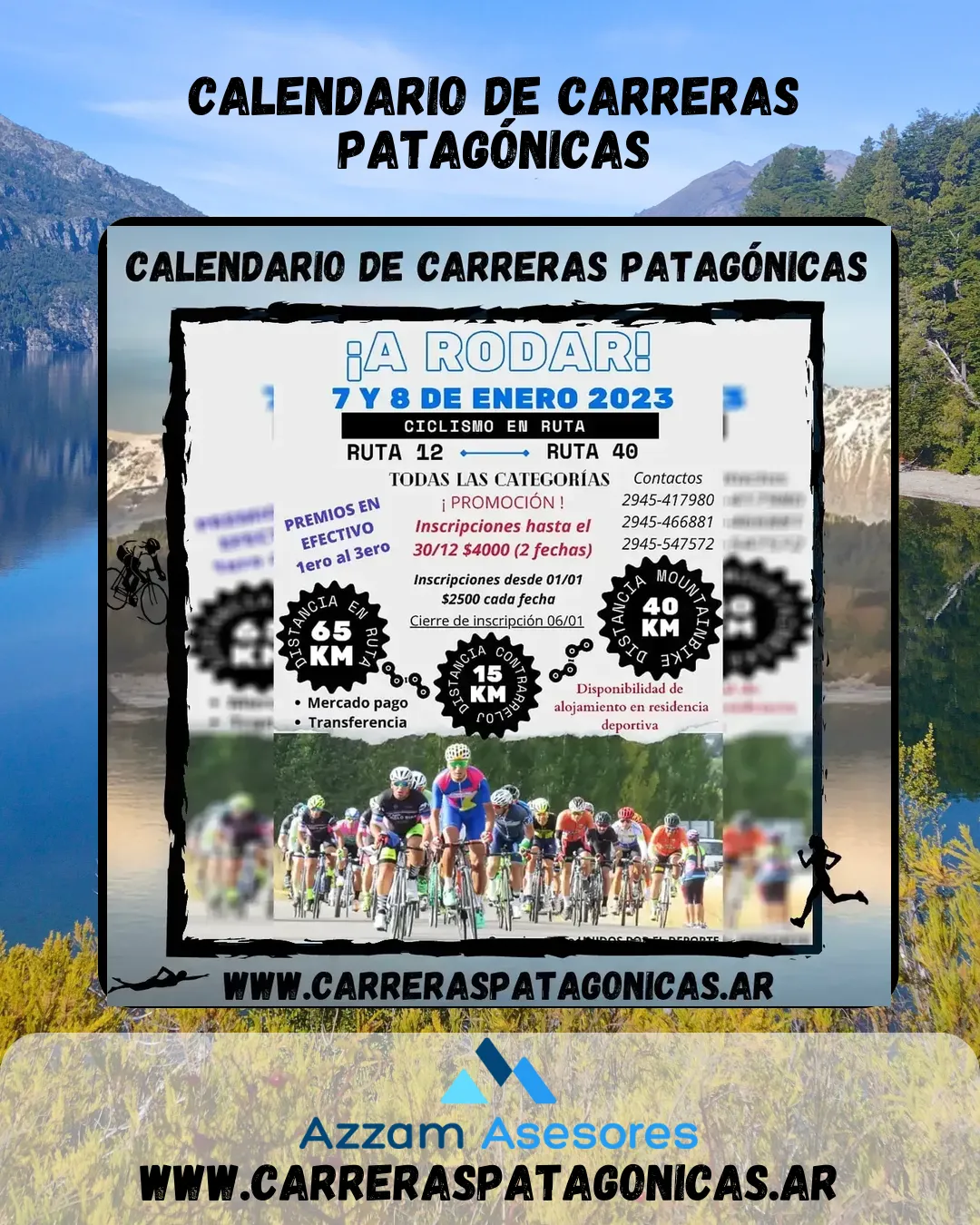 Flyer de ¡A RODAR! 2023