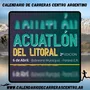 Flyer de Acuatlón del Litoral 2024