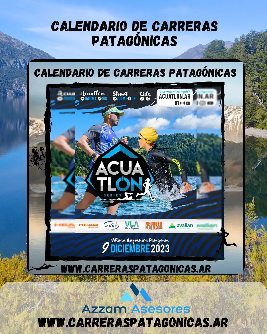 Flyer de Acuatlón Series 2023