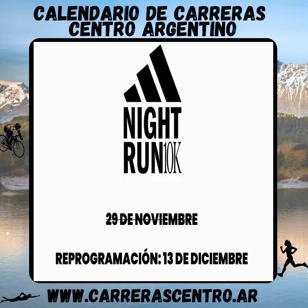 Flyer de Adidas 10K Night Run 2026