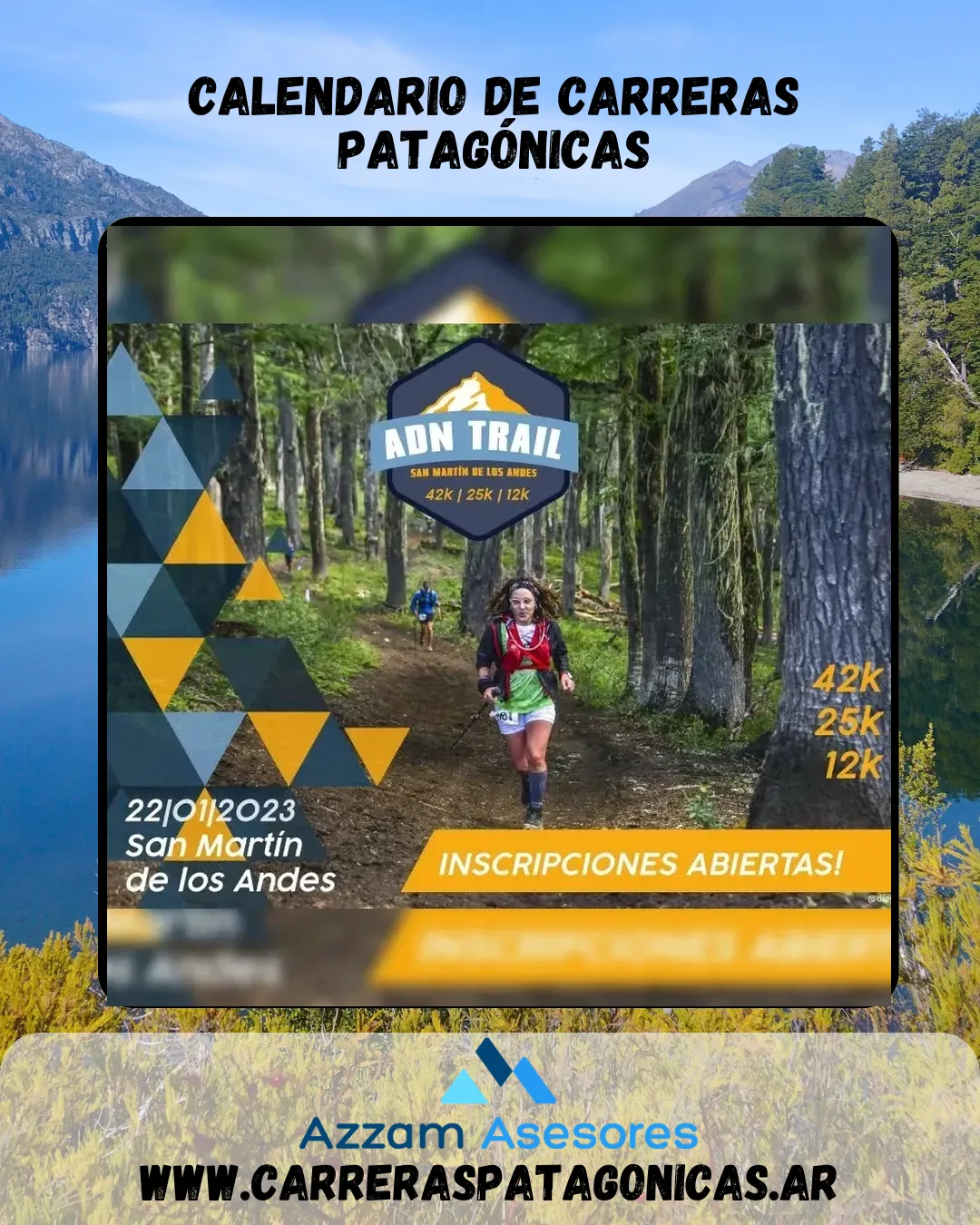 Flyer de ADN TRAIL 2023