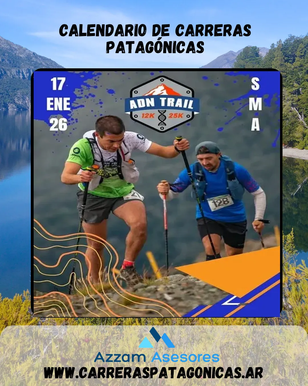 Flyer de ADN TRAIL 2026