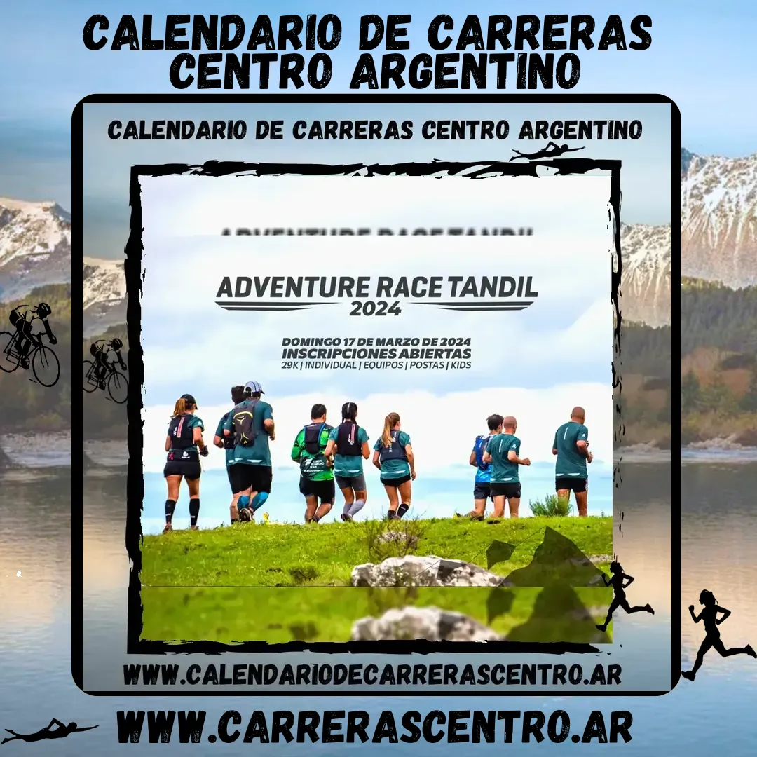 Flyer de Adventure Race Tandil 2024