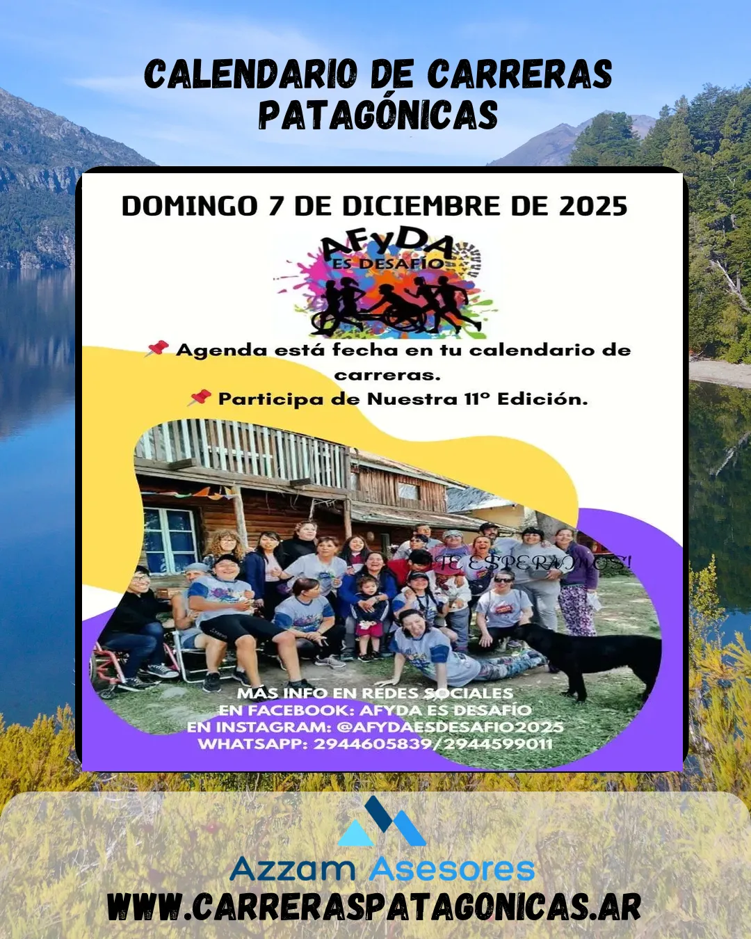 Flyer de AFyDA es Desafío 2025