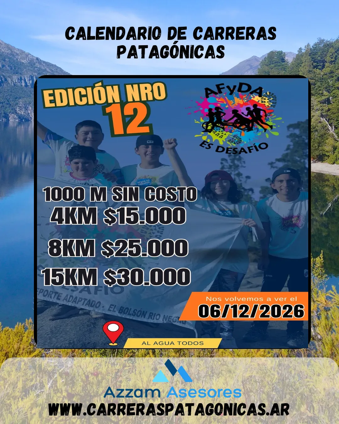 Flyer de AFyDA es Desafío 2026