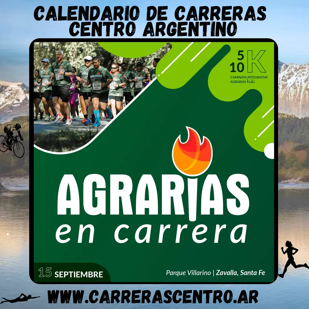 Flyer de Agrarias en Carrera 2024