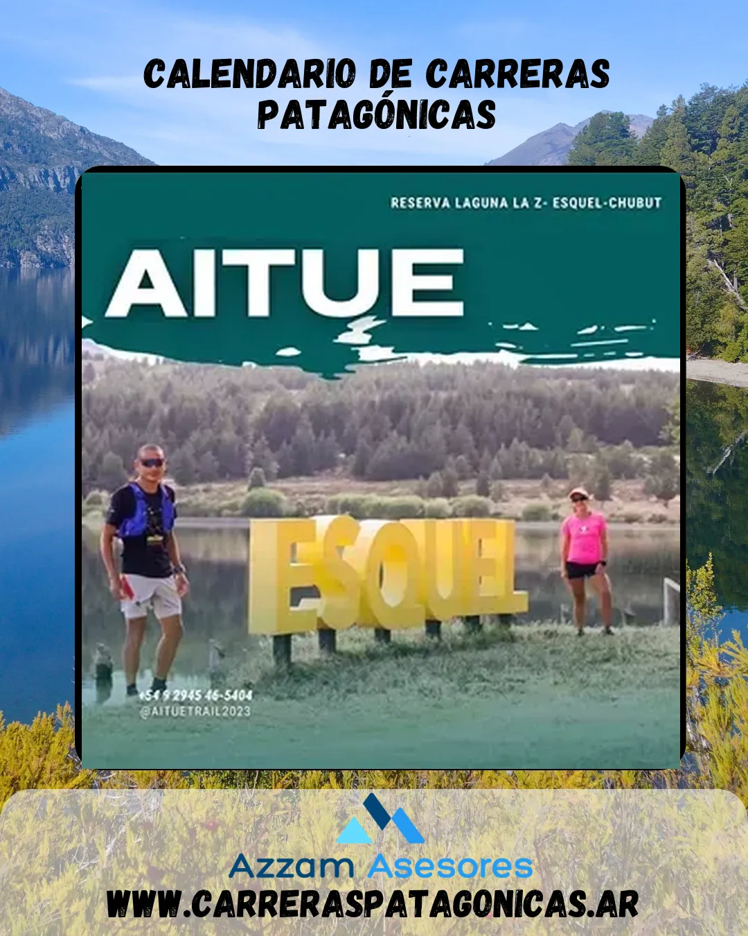 Flyer de Aitue Trail 2025