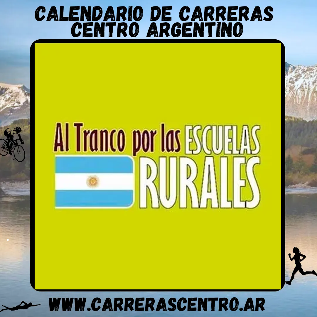 Flyer de Al Tranco por las Escuelas Rurales 2025