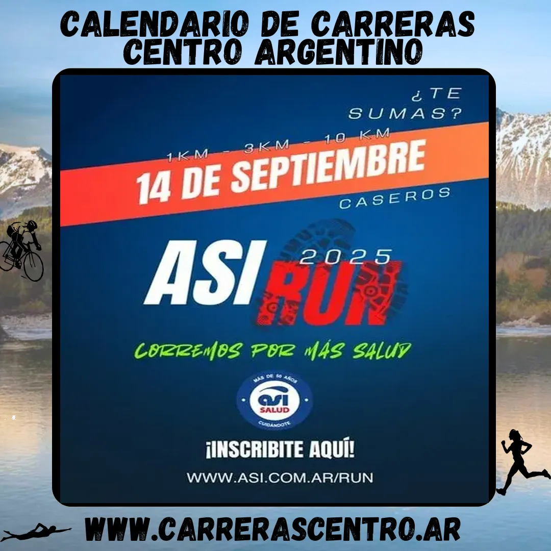 Flyer de Asi Run 2025