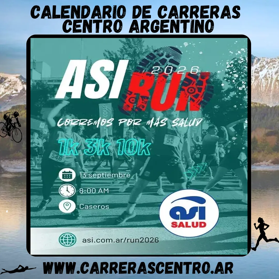 Flyer de Asi Run 2026