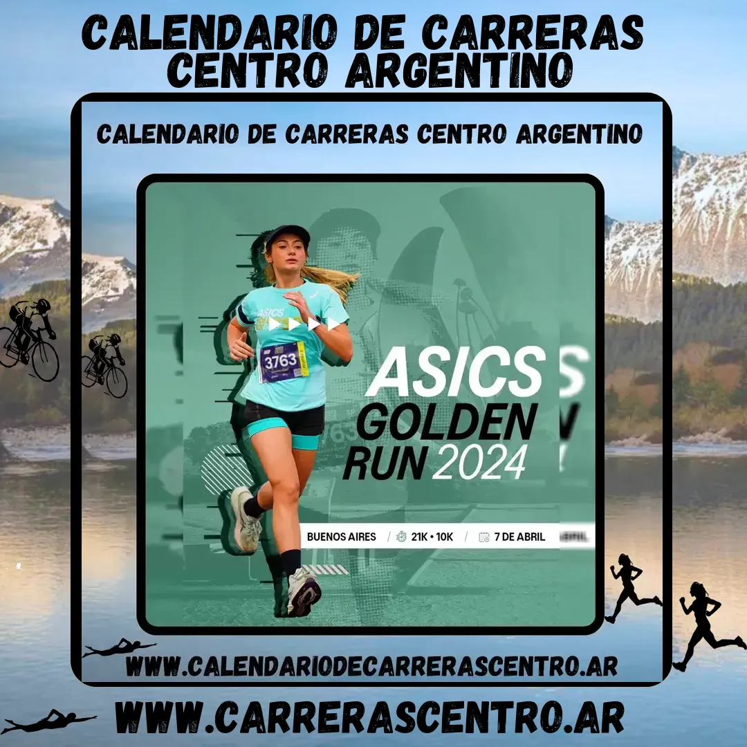 Flyer de Asics Golden Run 2024