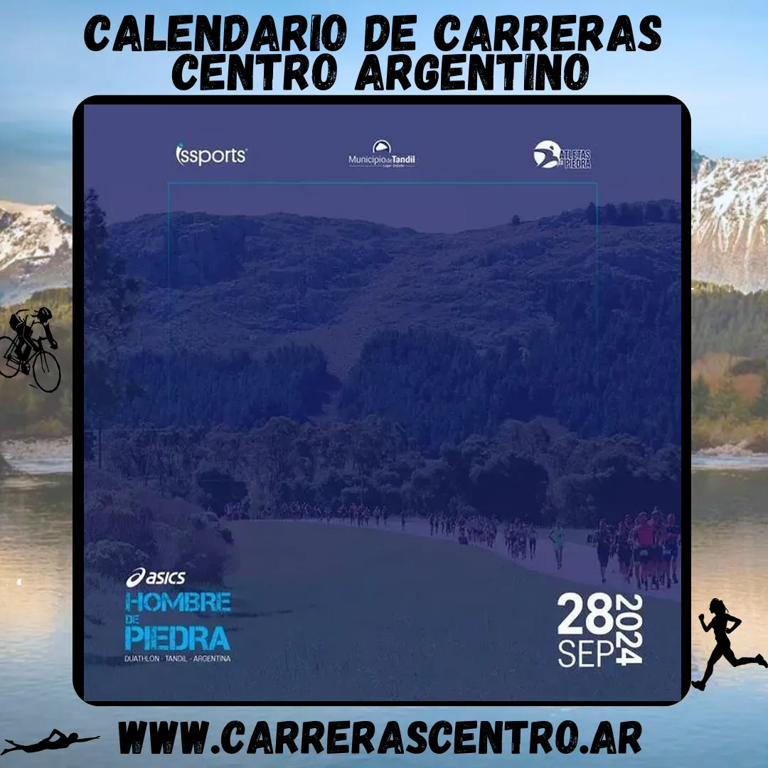 Flyer de Asics Hombre de Piedra 2024